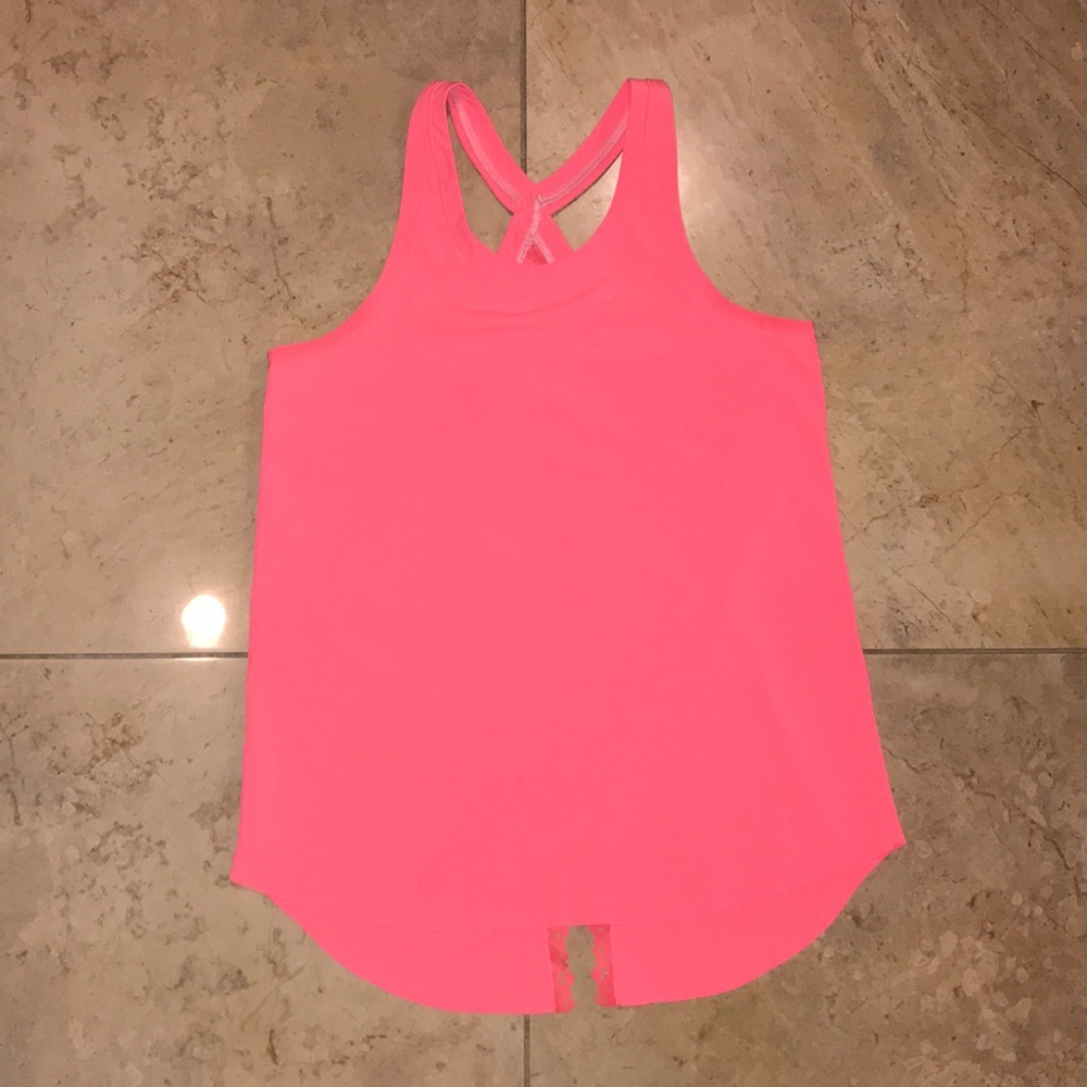 Lululemon’s Ivviva Tank Top- Pink w/ Detailed Back